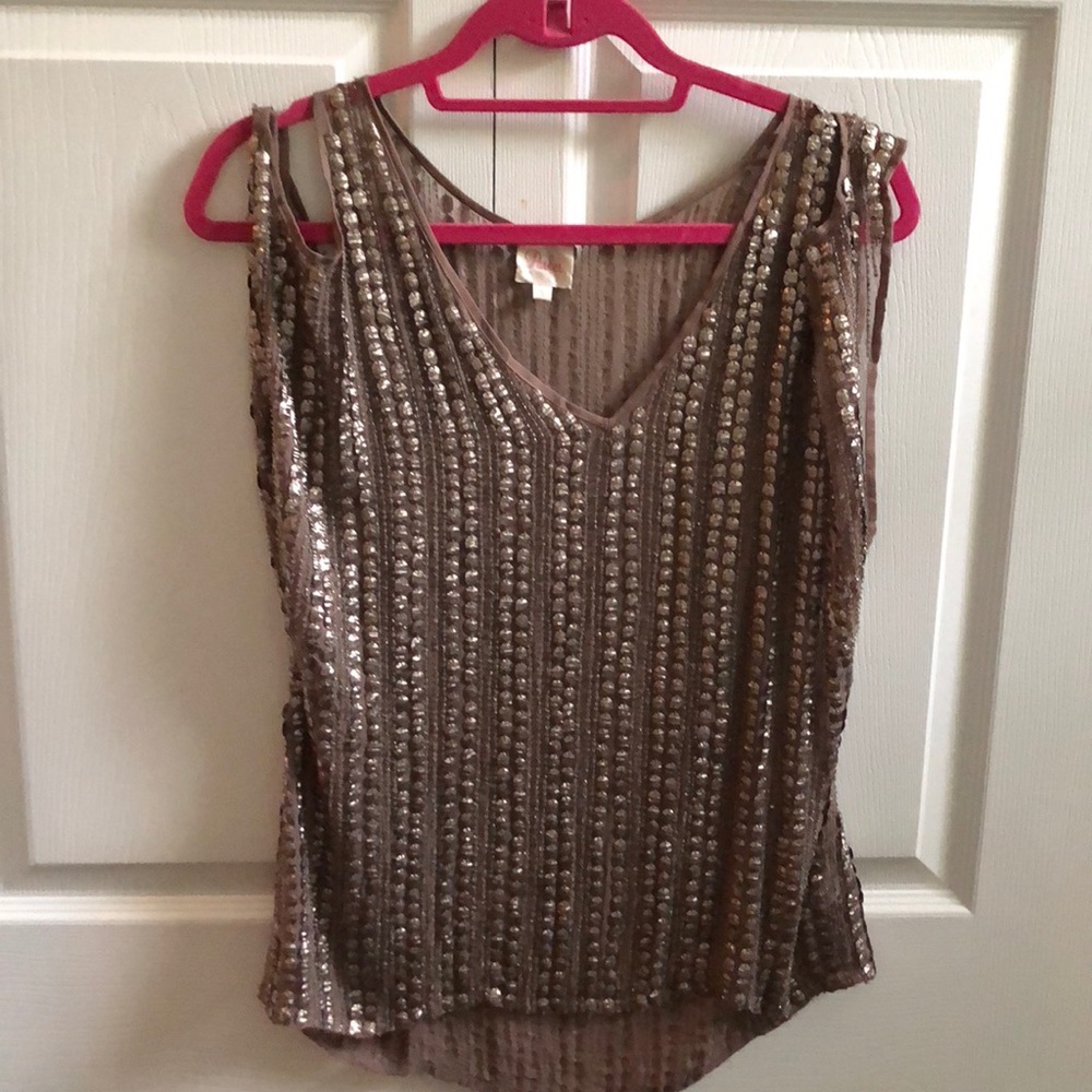 Parker beaded top size small